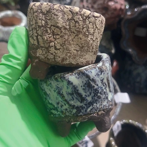 红陶N***H粗陶花盆手工