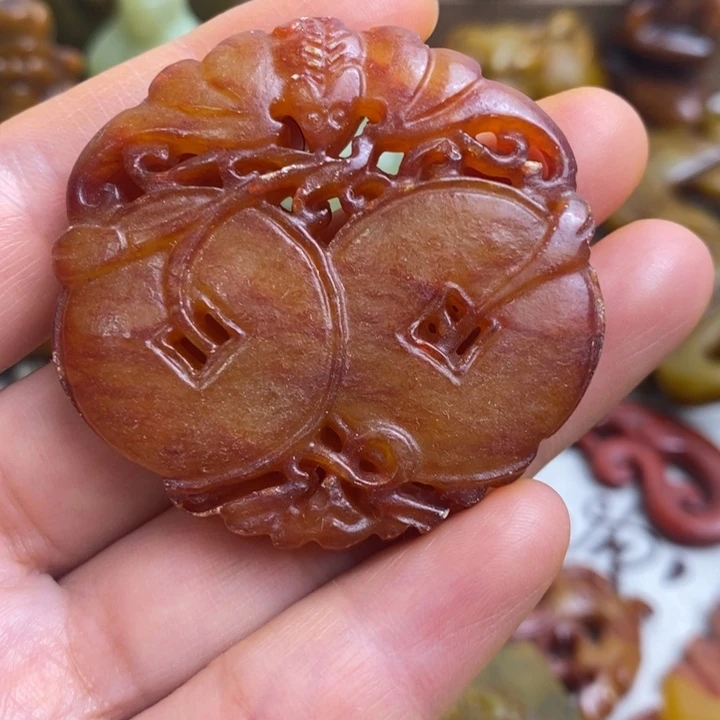 未镶嵌蛇纹石玉颈饰34