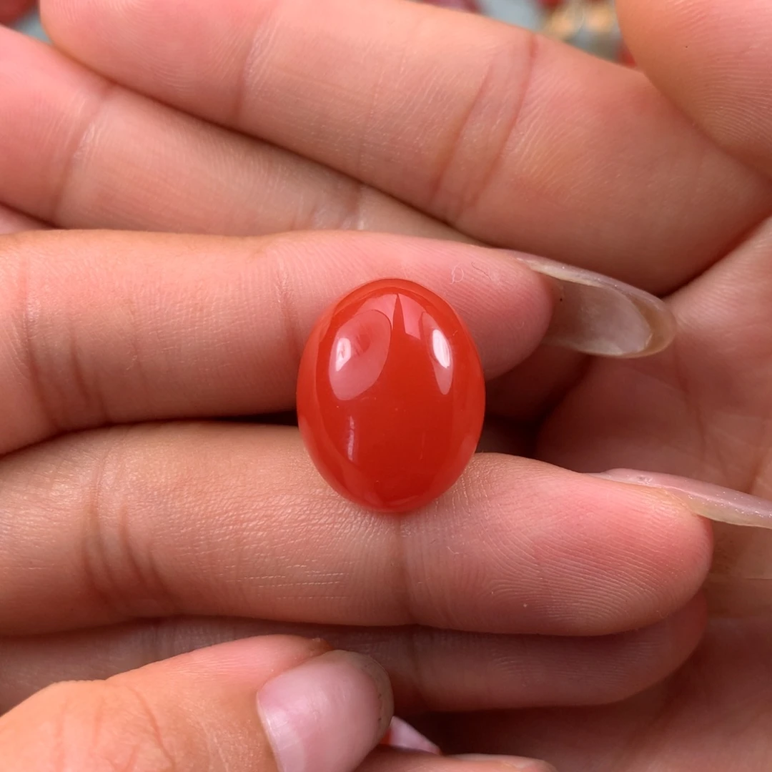南红玛瑙戒面未镶嵌
