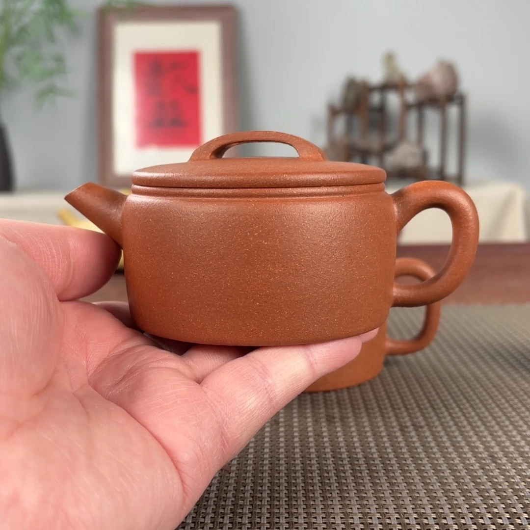 紫砂茶壶黄龙山原矿紫砂壶200