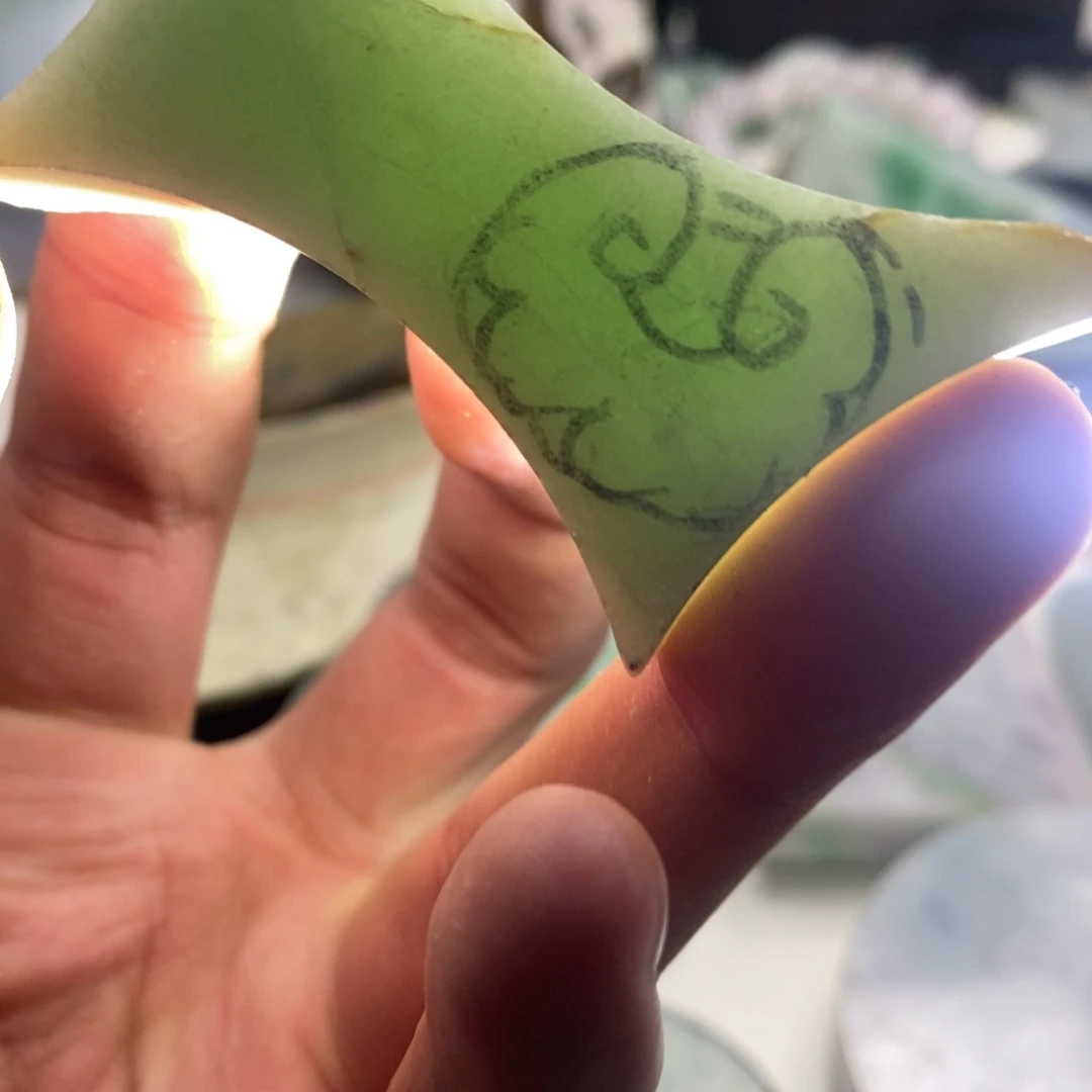 翡翠散珠天然缅甸翡翠a货21