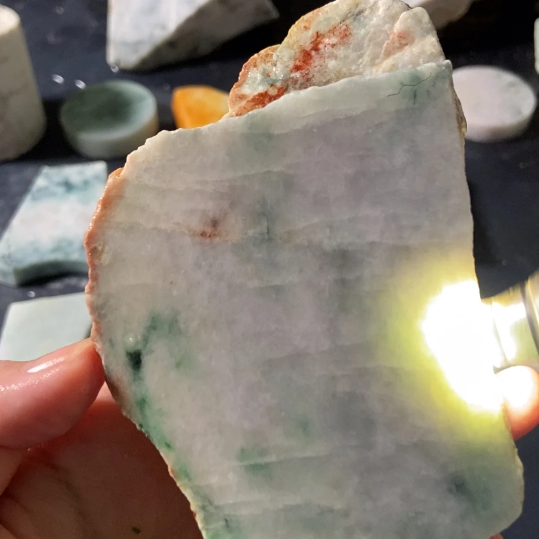 翡翠未镶嵌挂件天然翡翠