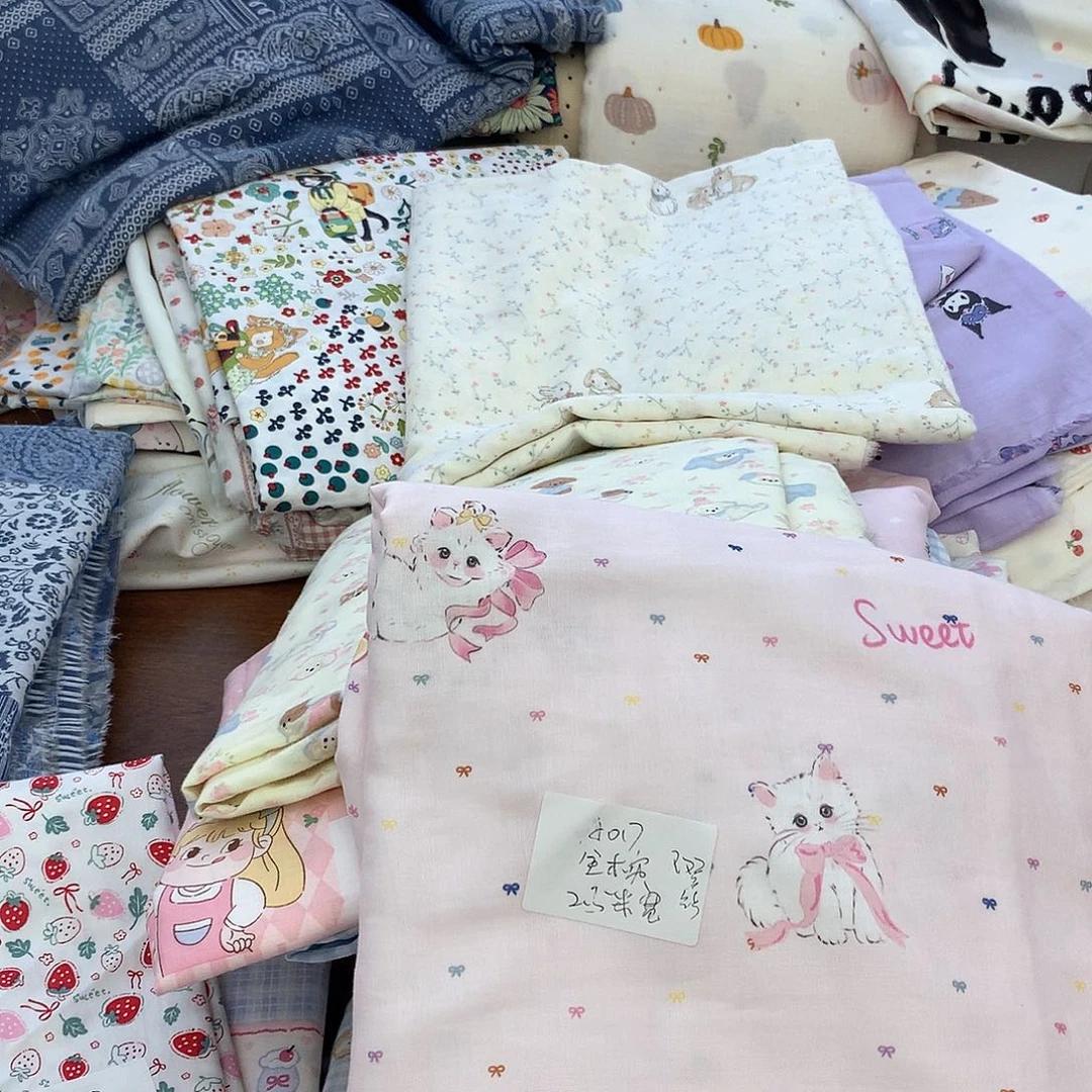 棉A017全棉2.5米宽双层纱A类