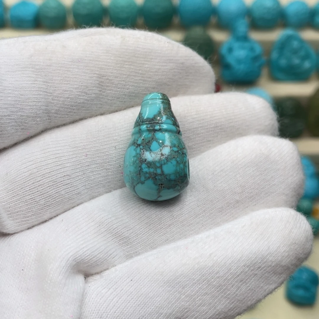 绿松石未镶嵌颈饰卡13.6-23.6-13