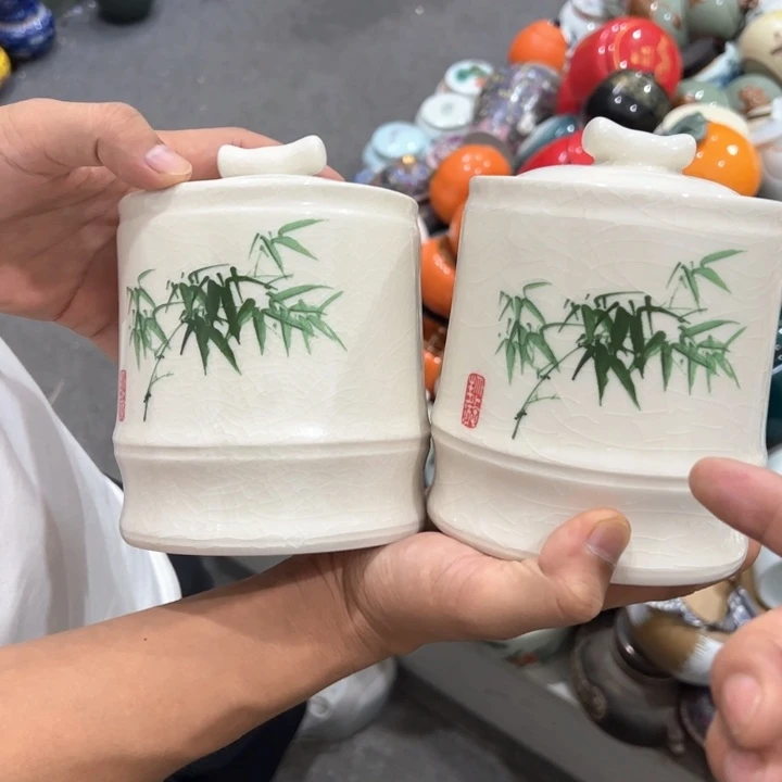 瑕疵福利品陶瓷茶叶罐