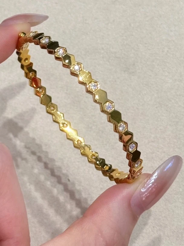 足金999   蜂巢手镯