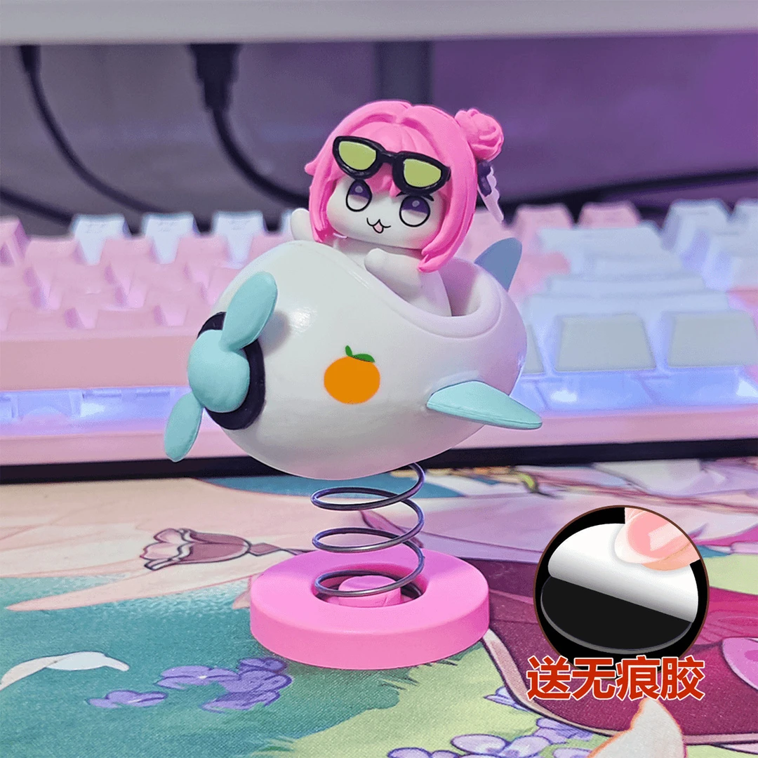 Doro手办玩具 桃乐丝飞机汽车公仔摆件 doro手办 摆件 生日礼物