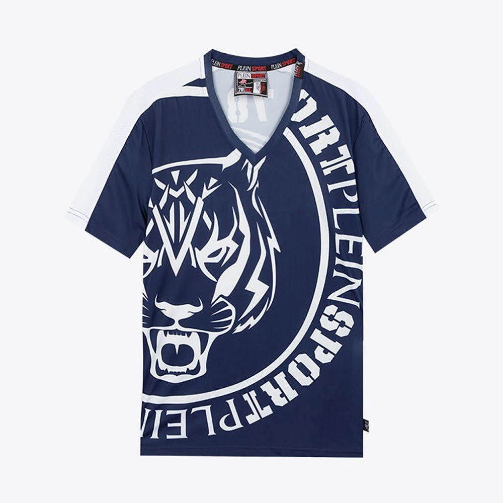 PHILIPP PLEIN PP运动系列虎头男短袖T恤F17CMTK0774SJY001NB006