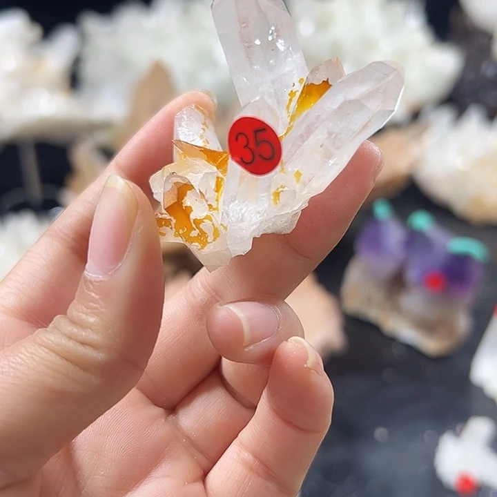 未镶嵌水晶珠宝半成品