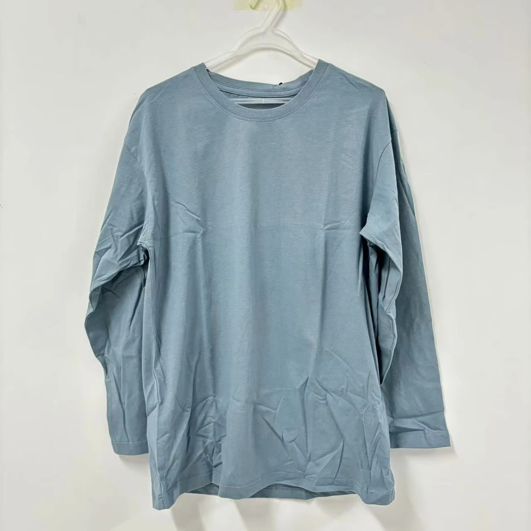 A 2025女士舒适圆领长袖T恤92031