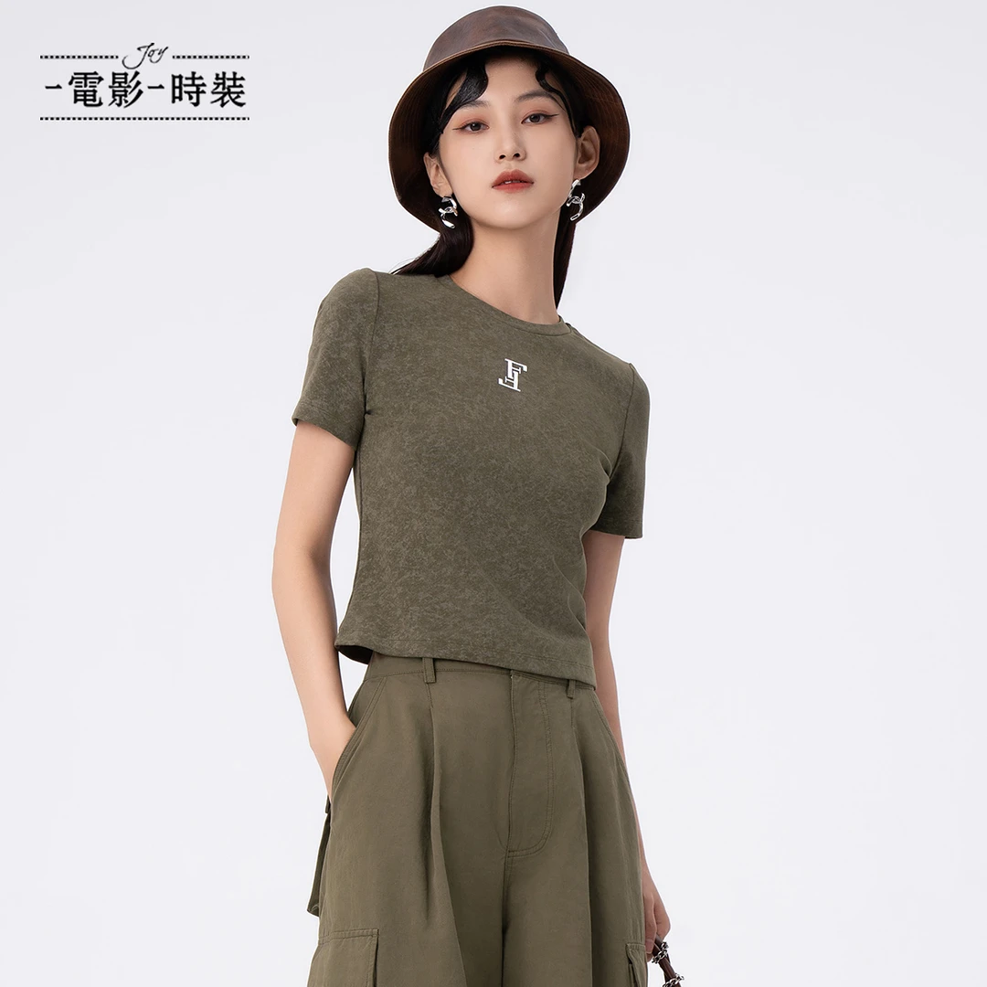 【九月专属】一电影一时装废土风圆领T恤休闲FFFT114451