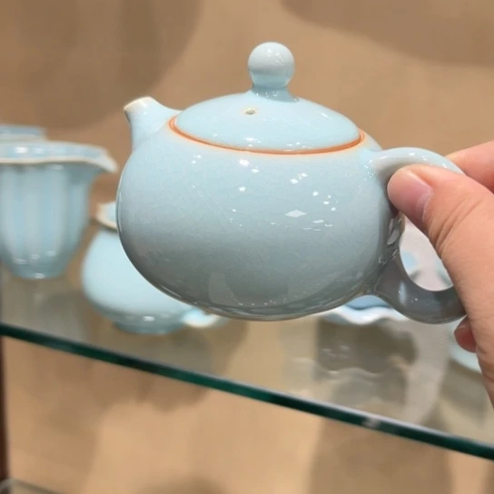 瓷片陶瓷茶具汝瓷茶具