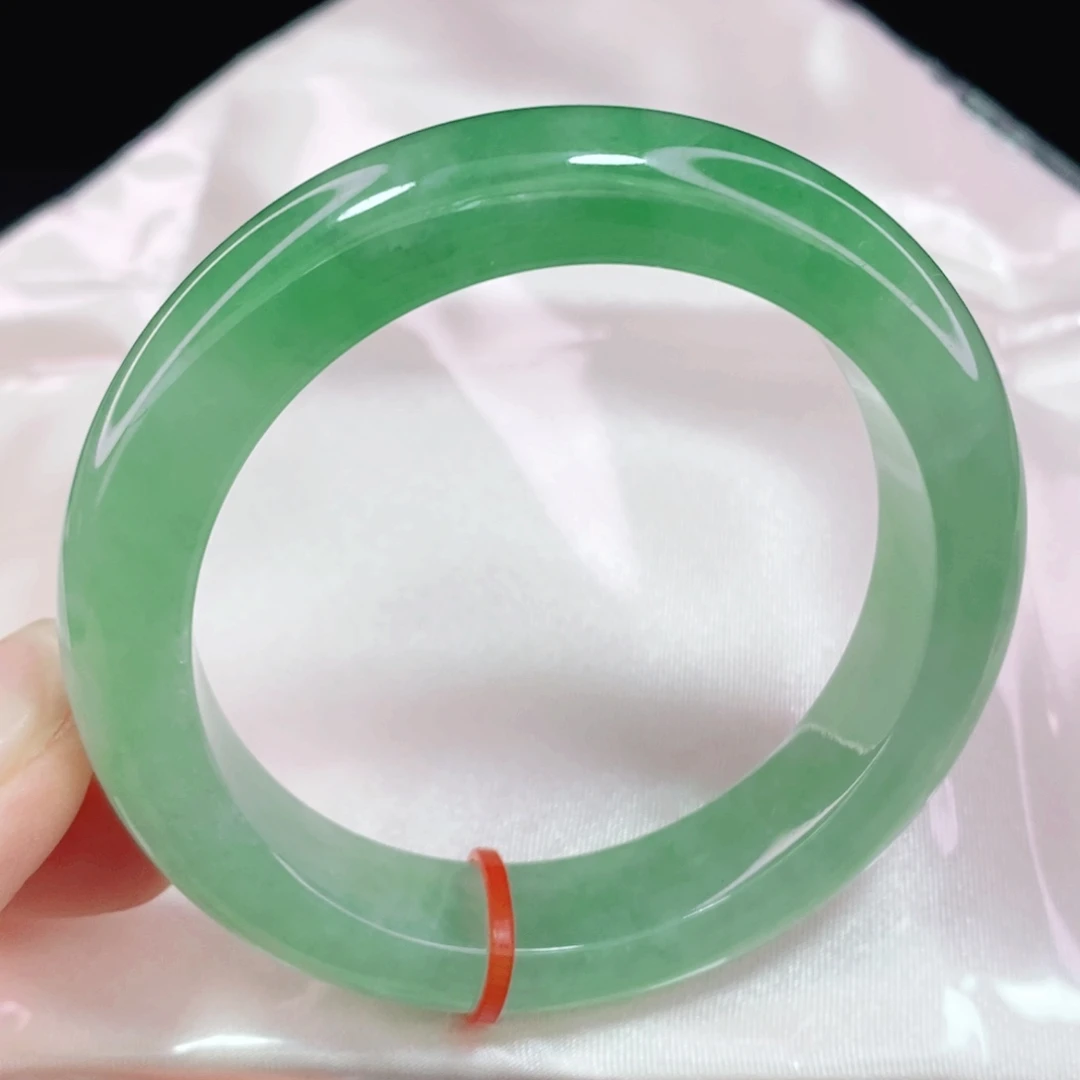 未镶嵌手镯翡翠50.5正圈