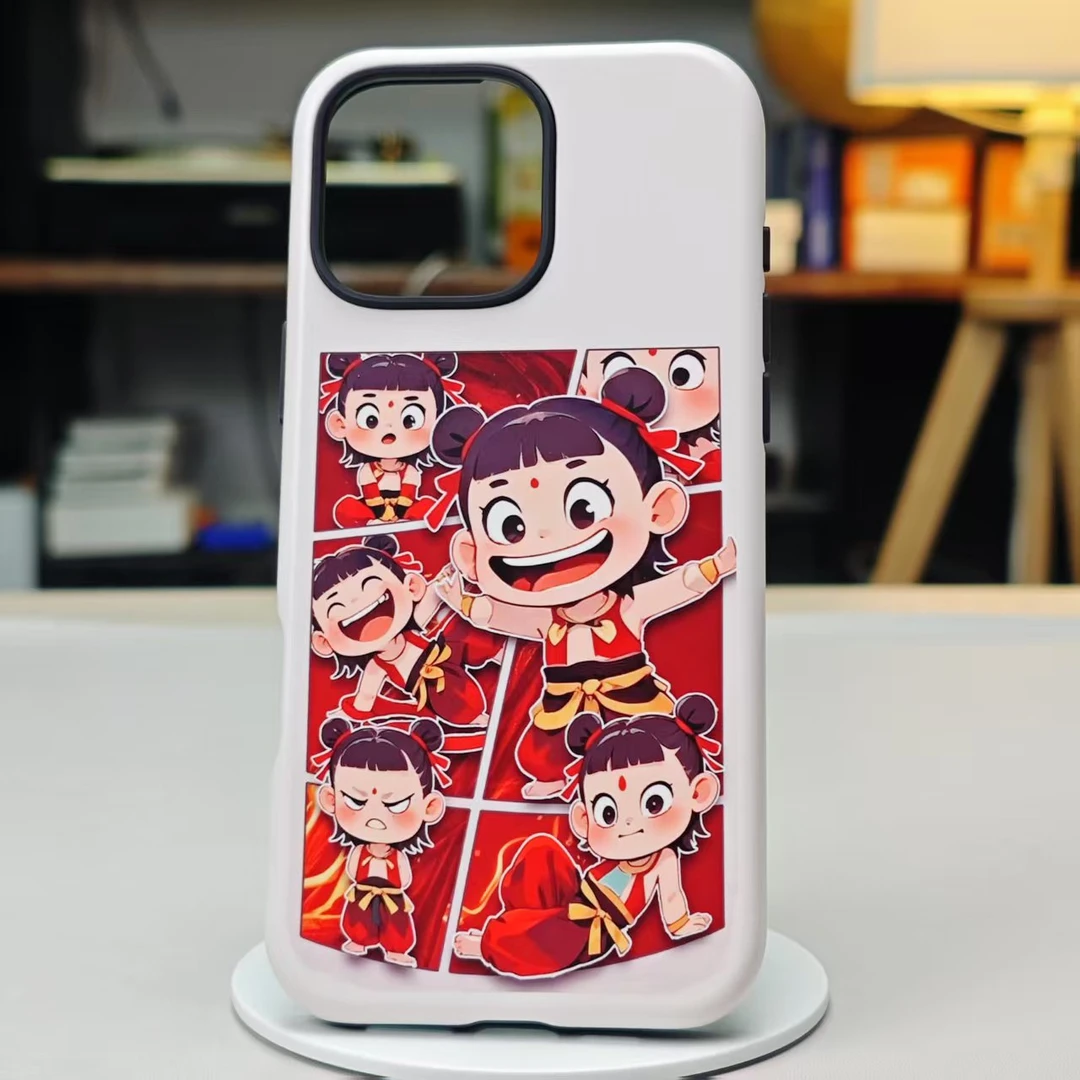 菲林二合一适用苹果16/15/14系列哪吒新年防摔壳