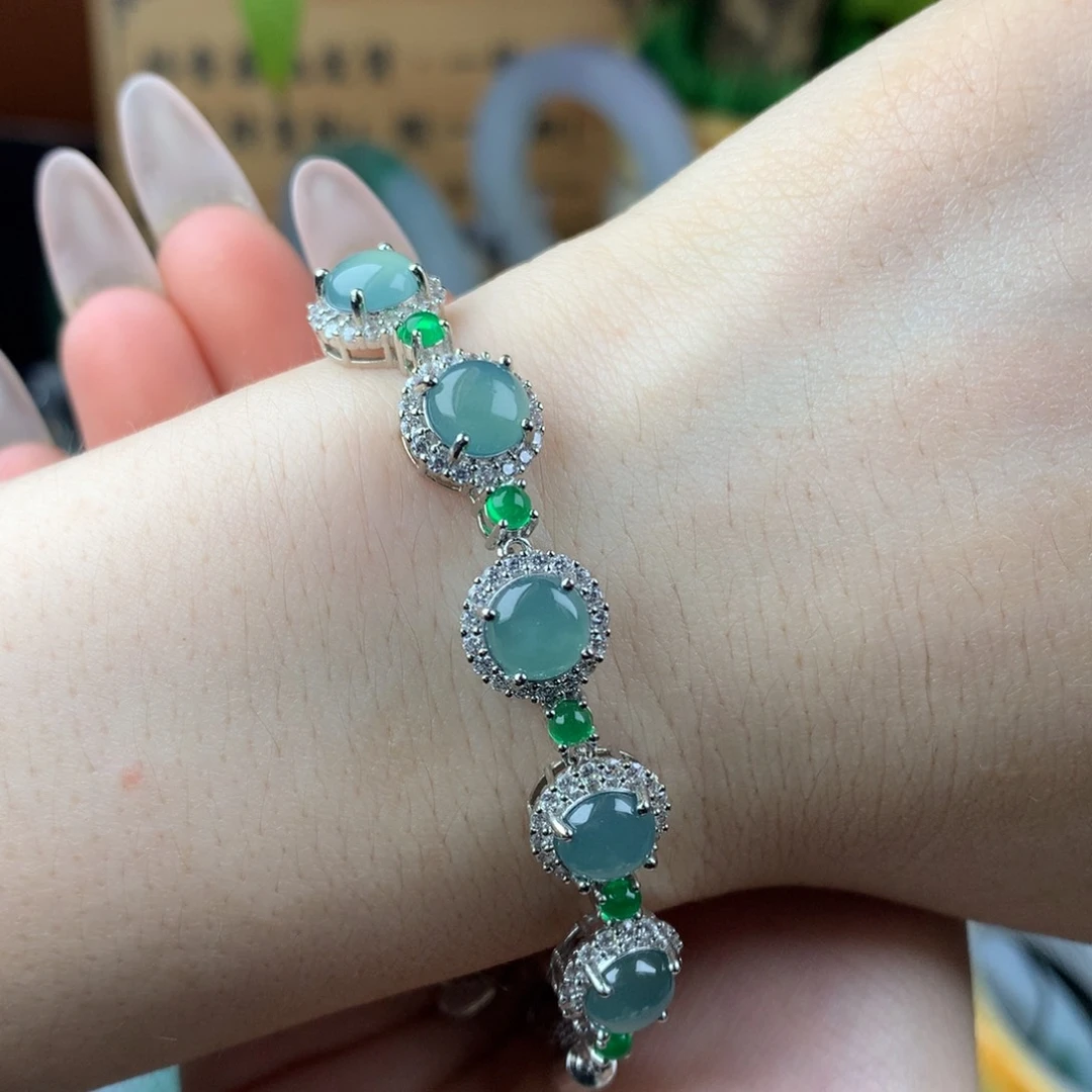 未镶嵌手链翡翠翡翠手链