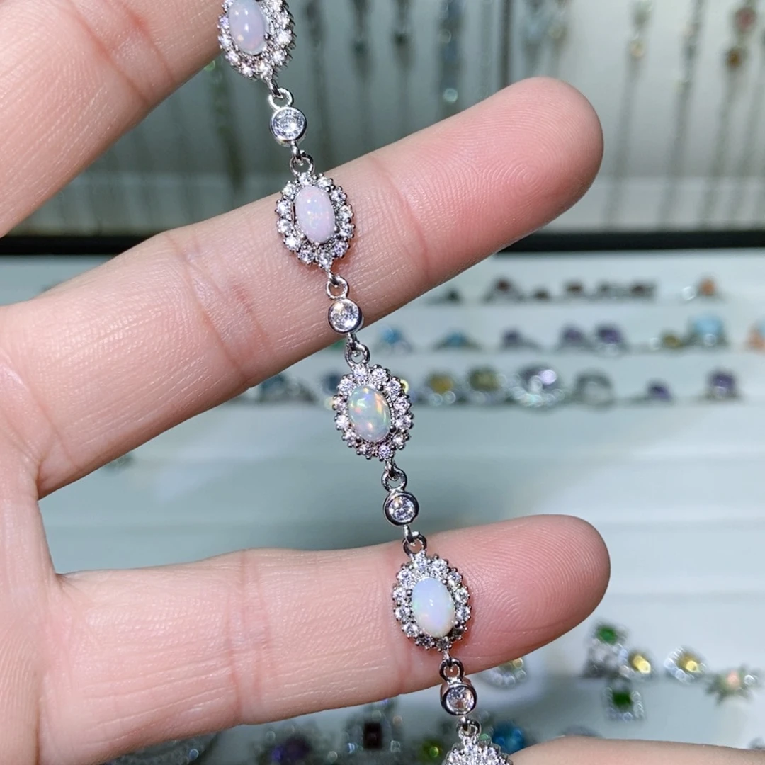 绿水晶戒指银S925镶嵌