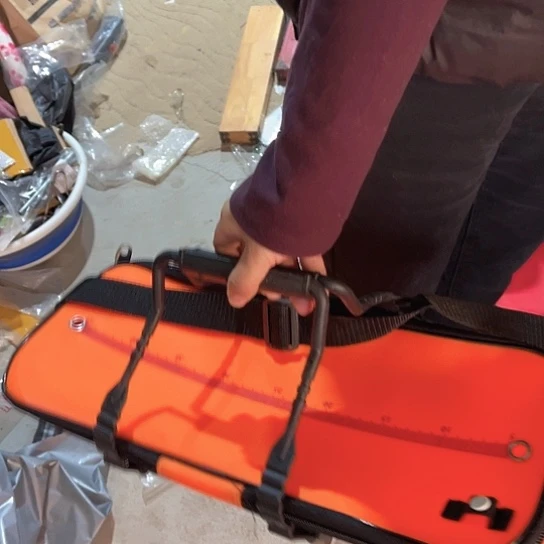 橙折叠鱼护桶45cm福利