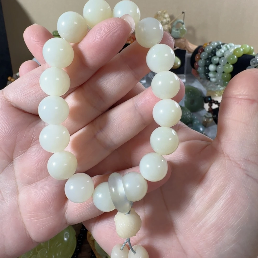 蛇纹石玉未镶嵌手串