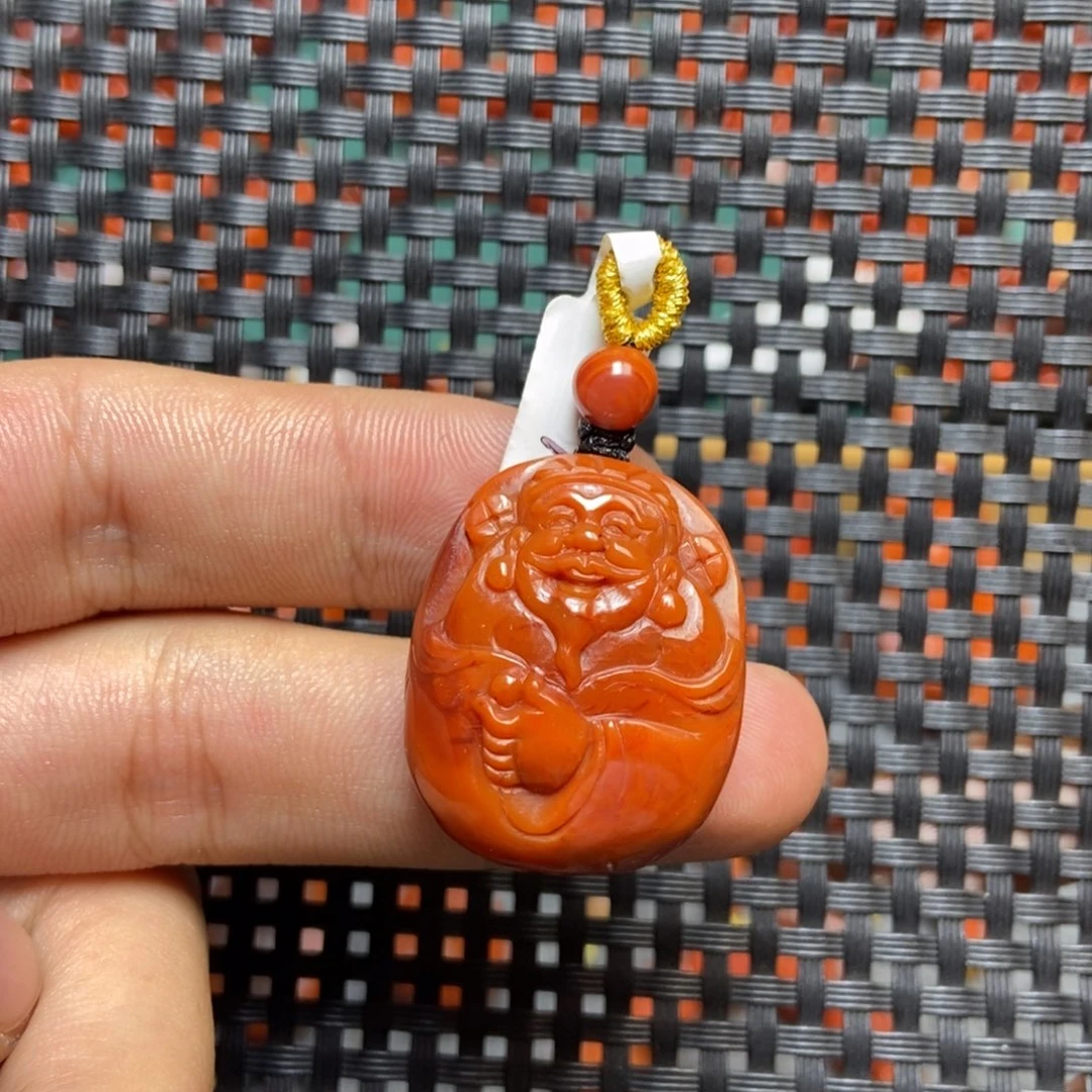 南红玛瑙未镶嵌吊坠(不含链)