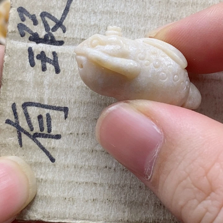 硅化珊瑚（珊瑚玉）颈饰未镶嵌云*山