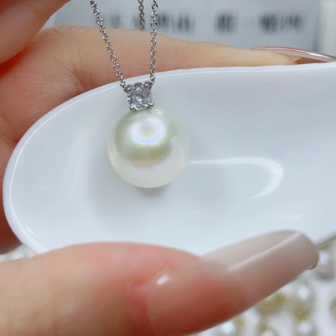 淡水珍珠合金吊坠(赠链)14