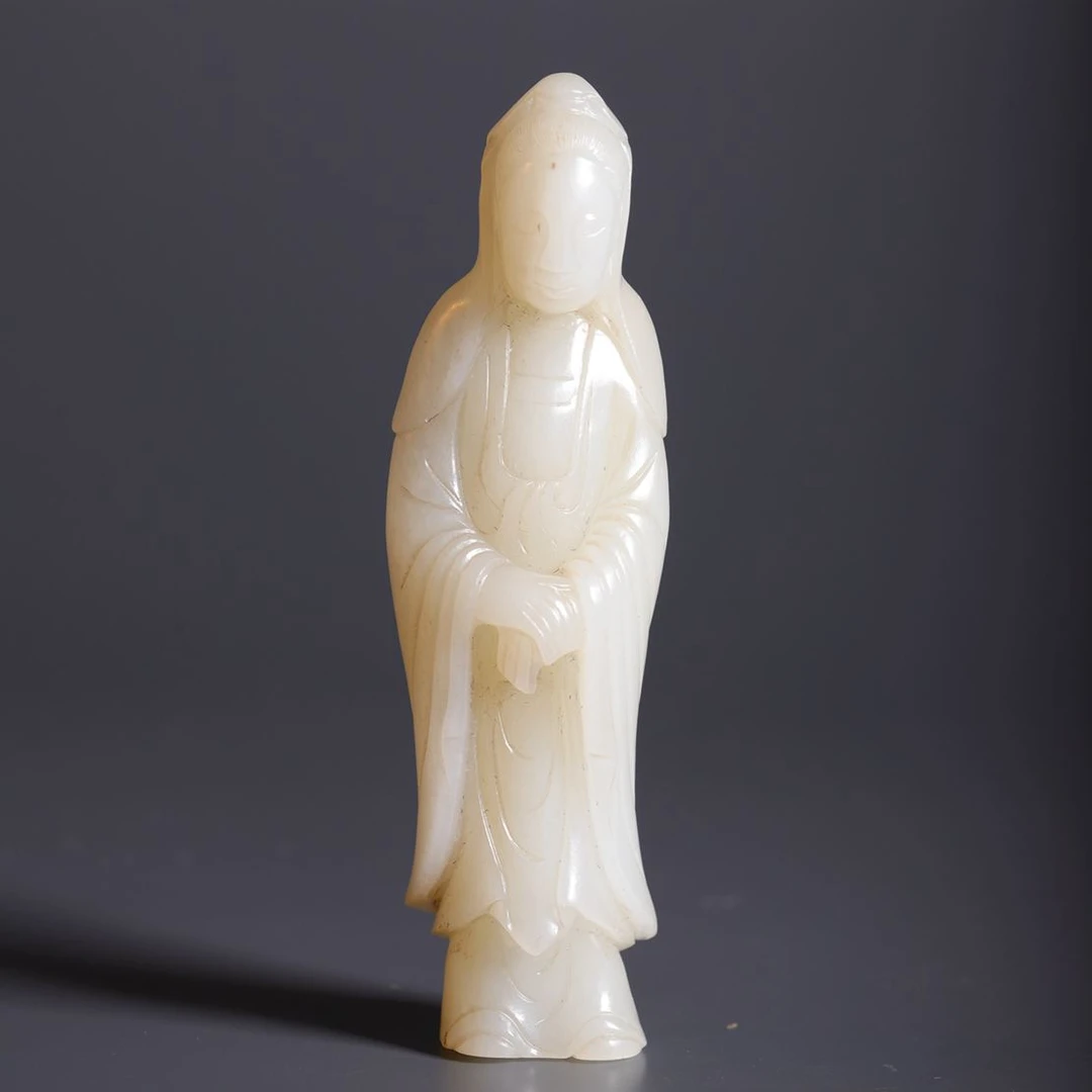清和田玉观音造像-NX