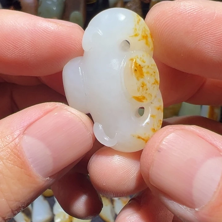 和田玉吊坠(不含链)未镶嵌