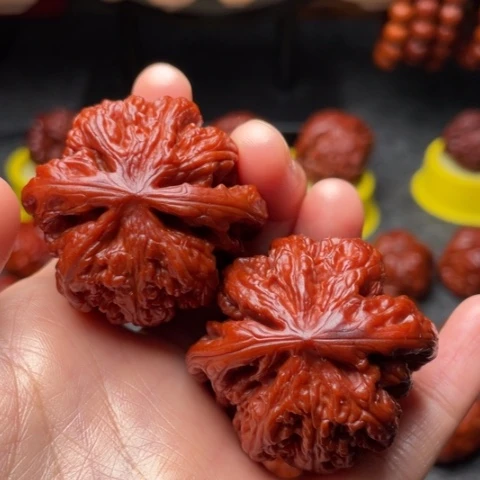 吊坠桃核文玩核桃手把件大粗筋 45
