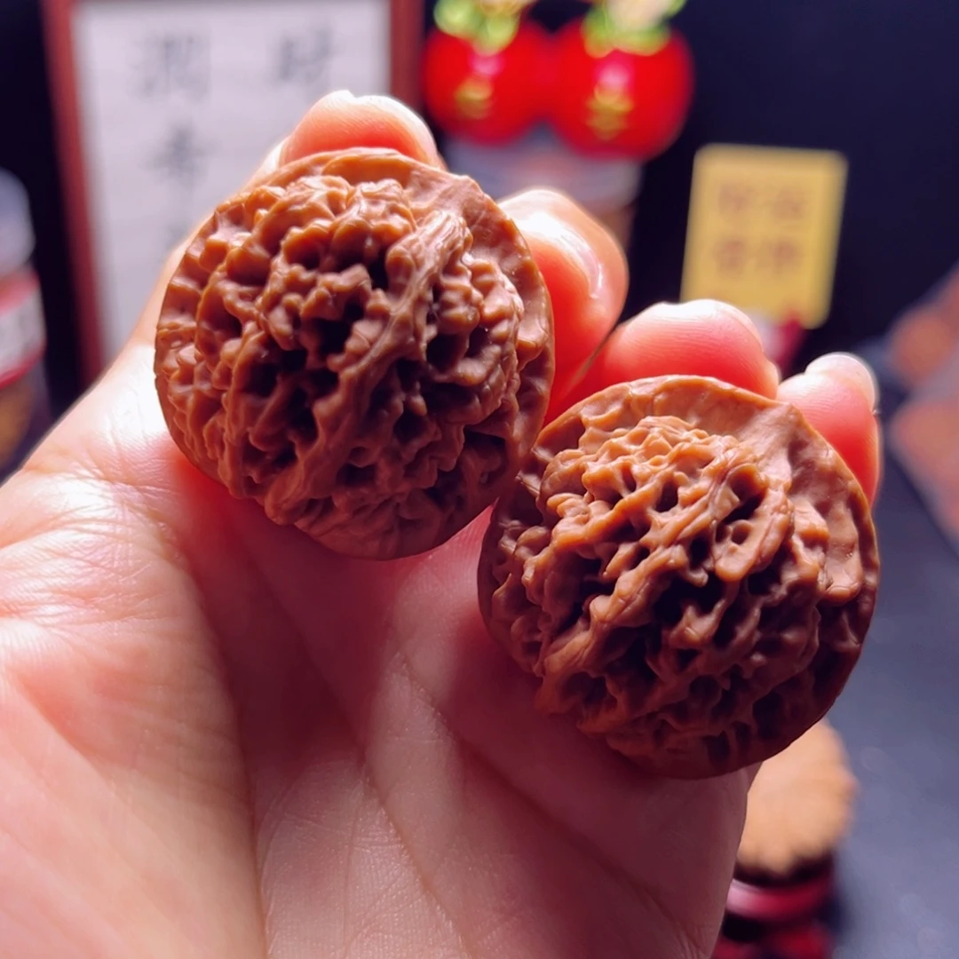 吊坠文玩核桃头货秦闷