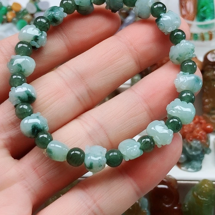 颈饰未镶嵌翡翠翡翠