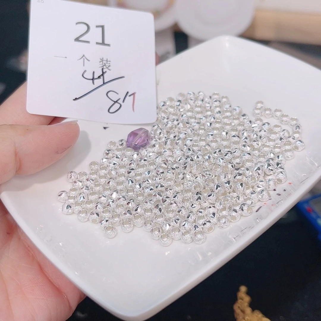 紫晶珠宝半成品银S925镶嵌21
