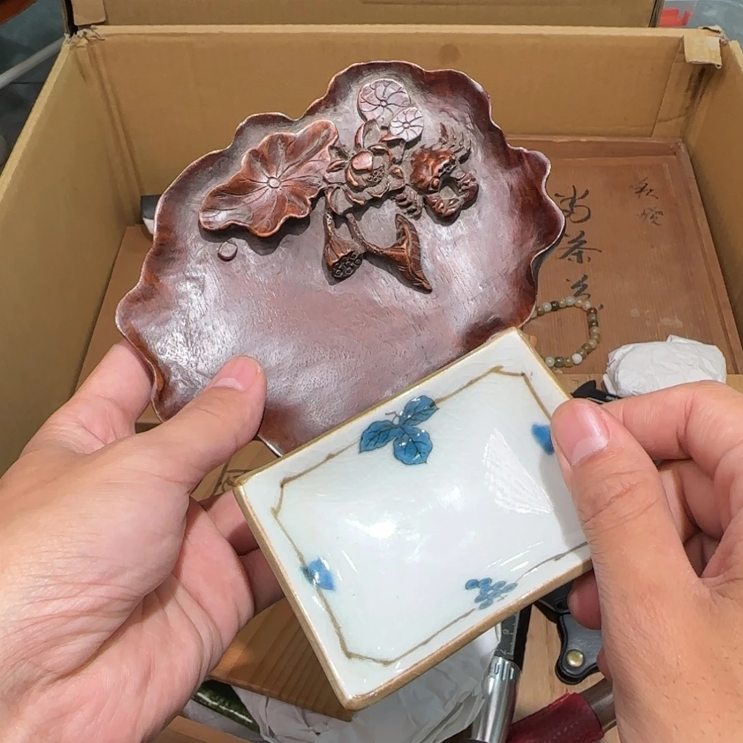 紫砂陶瓷孤品单件车里拍