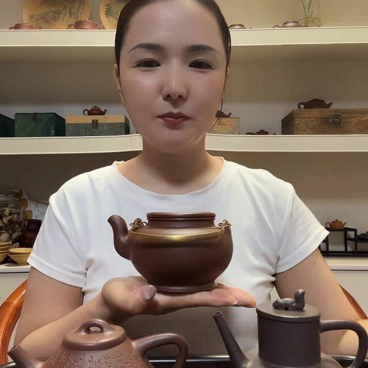 茶壶紫砂全手蛋包350ml底槽清