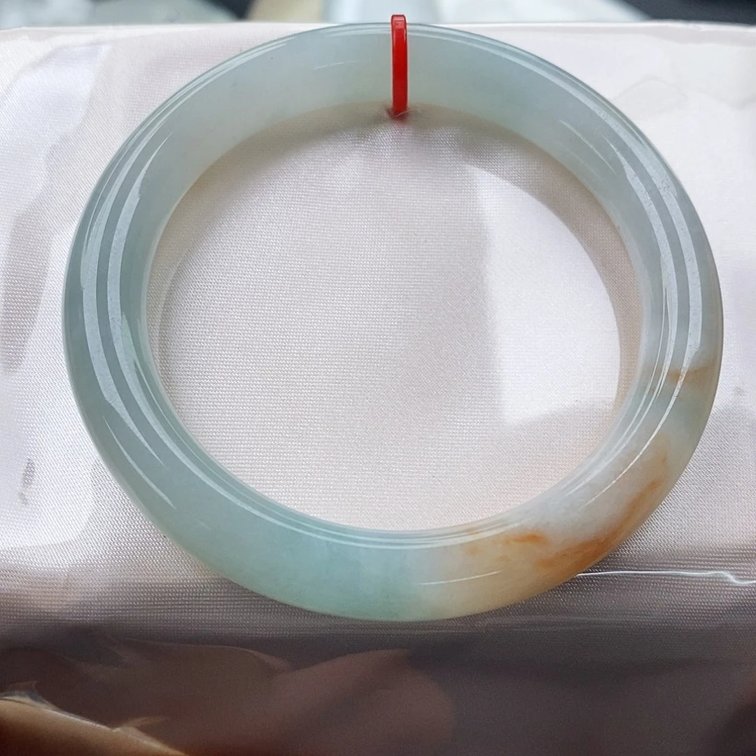 翡翠未镶嵌手镯（圆镯）5657圈