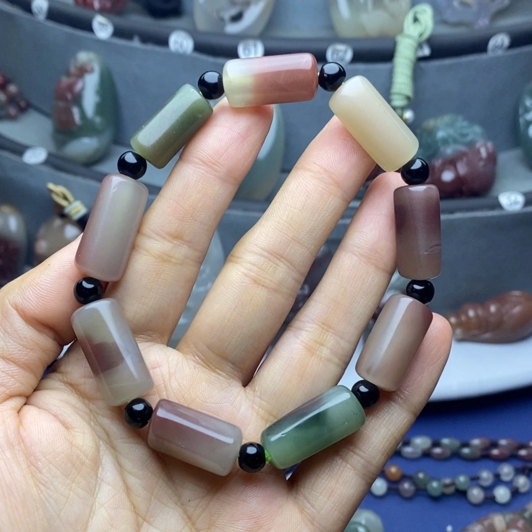 玛瑙/玉髓未镶嵌吊坠(不含链)