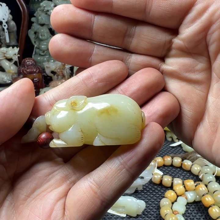 和田玉挂件未镶嵌吉*