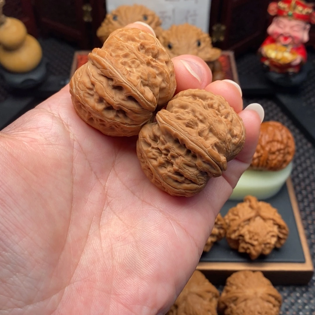 把件文玩核桃40.5尺白茬元宝