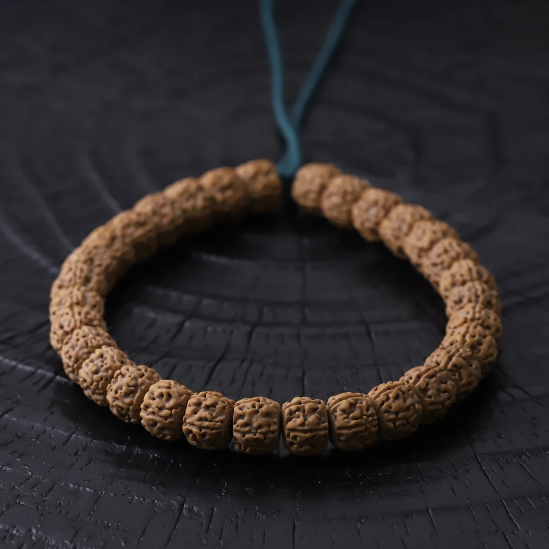 S9034-1【锦龙】龙切盘龙纹小金刚菩提单圈文玩手串