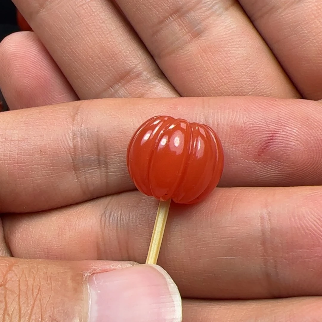 未镶嵌瓜珠南红玛瑙