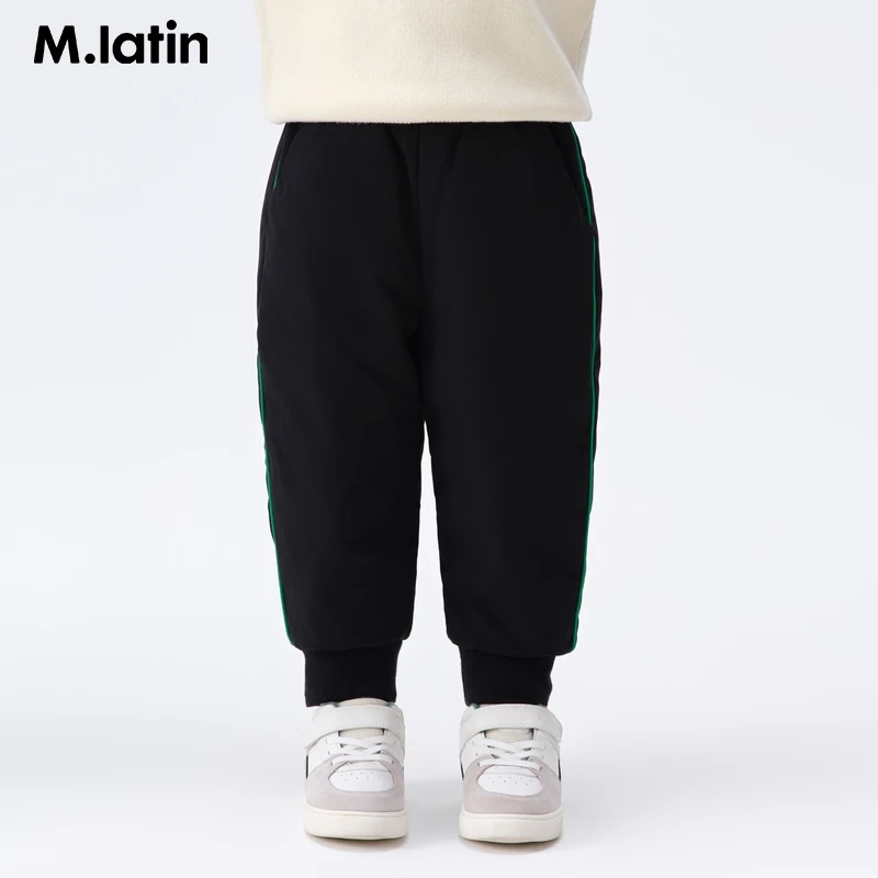 【商场同款】马拉丁童装裤子冬装男童小童撞色休闲百搭裤