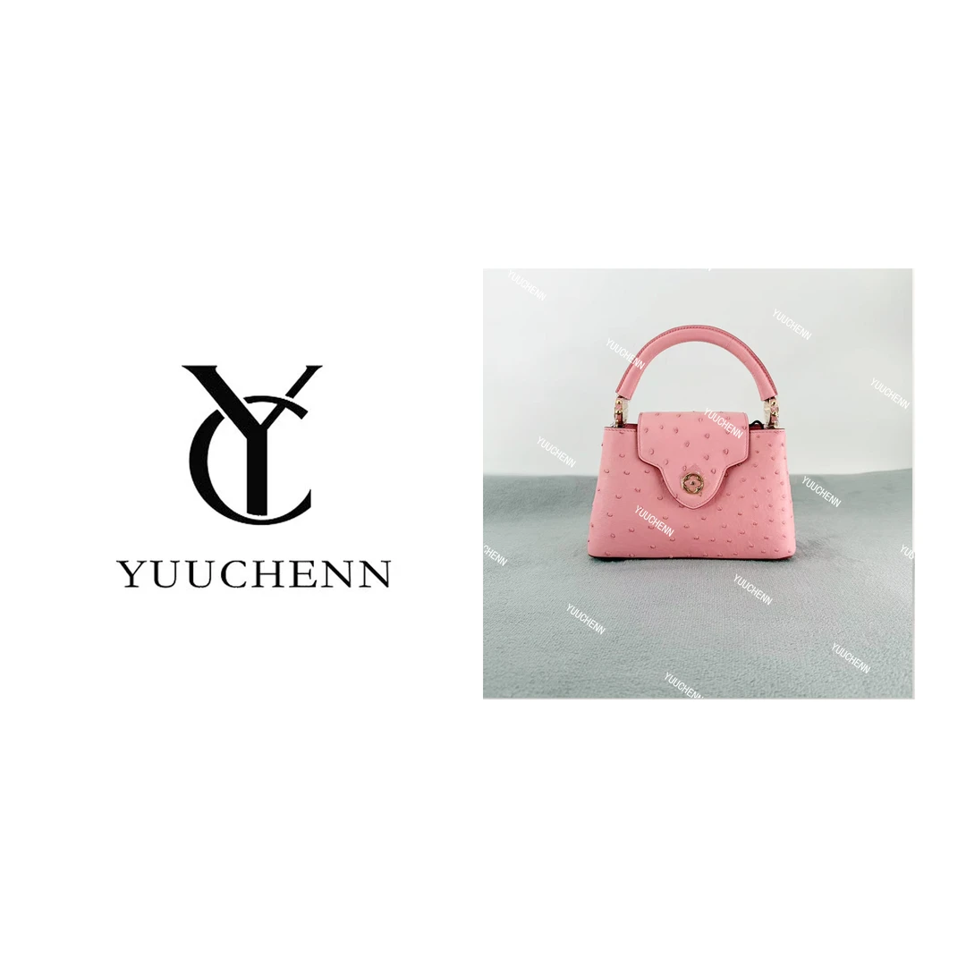 YUUCHENN【手工定制】21cm原创设计高定真皮包 HH5585