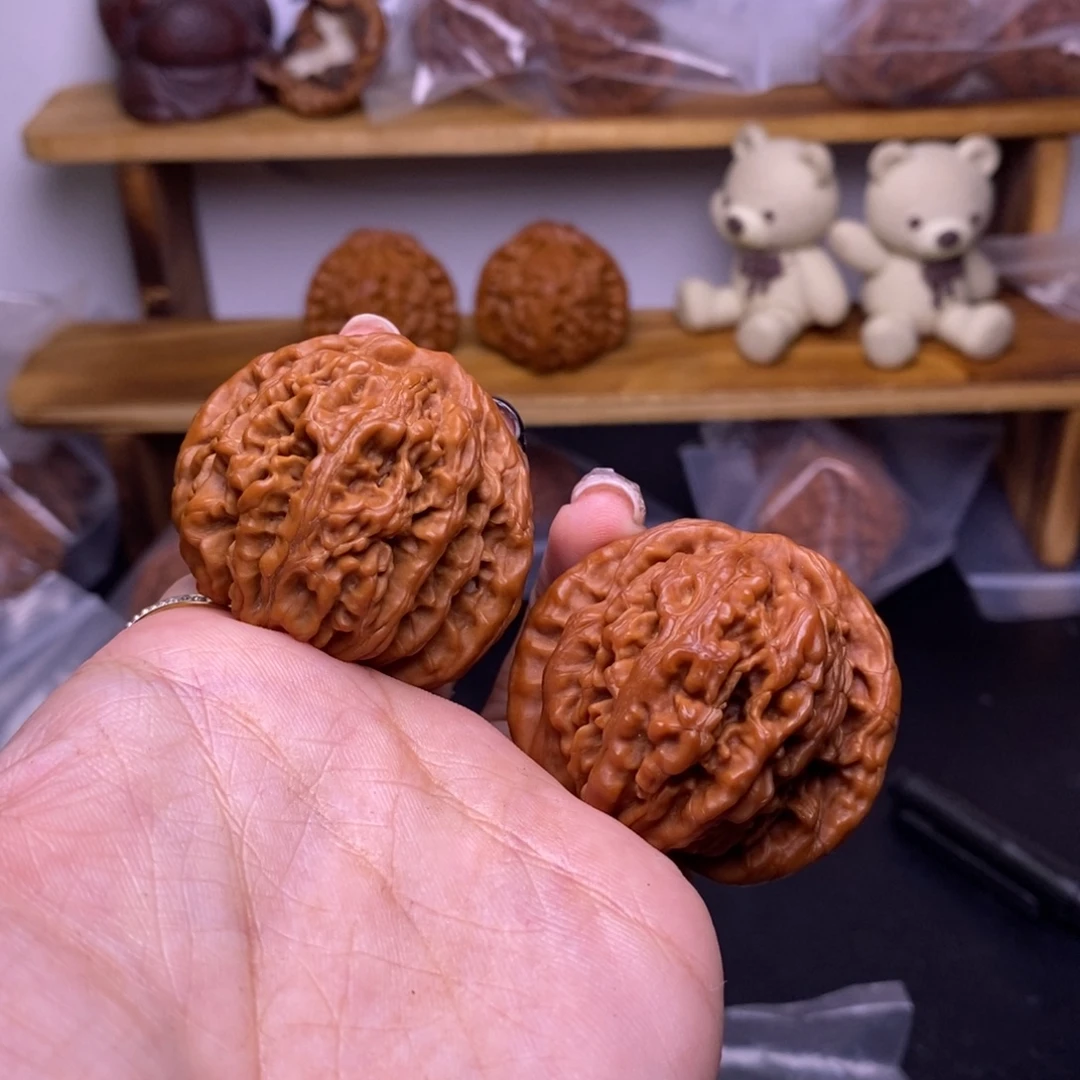 无***牛文玩核桃吊坠篓子福利