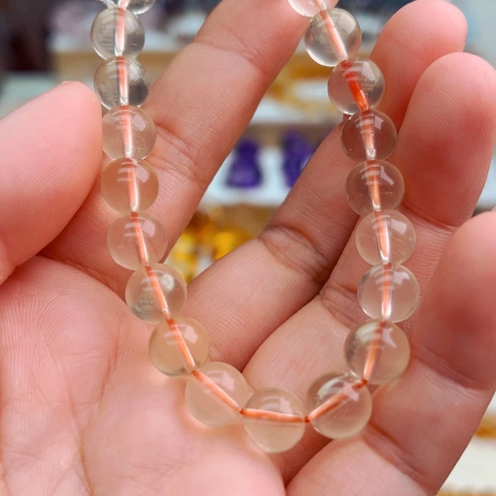 水晶手串未镶嵌天然