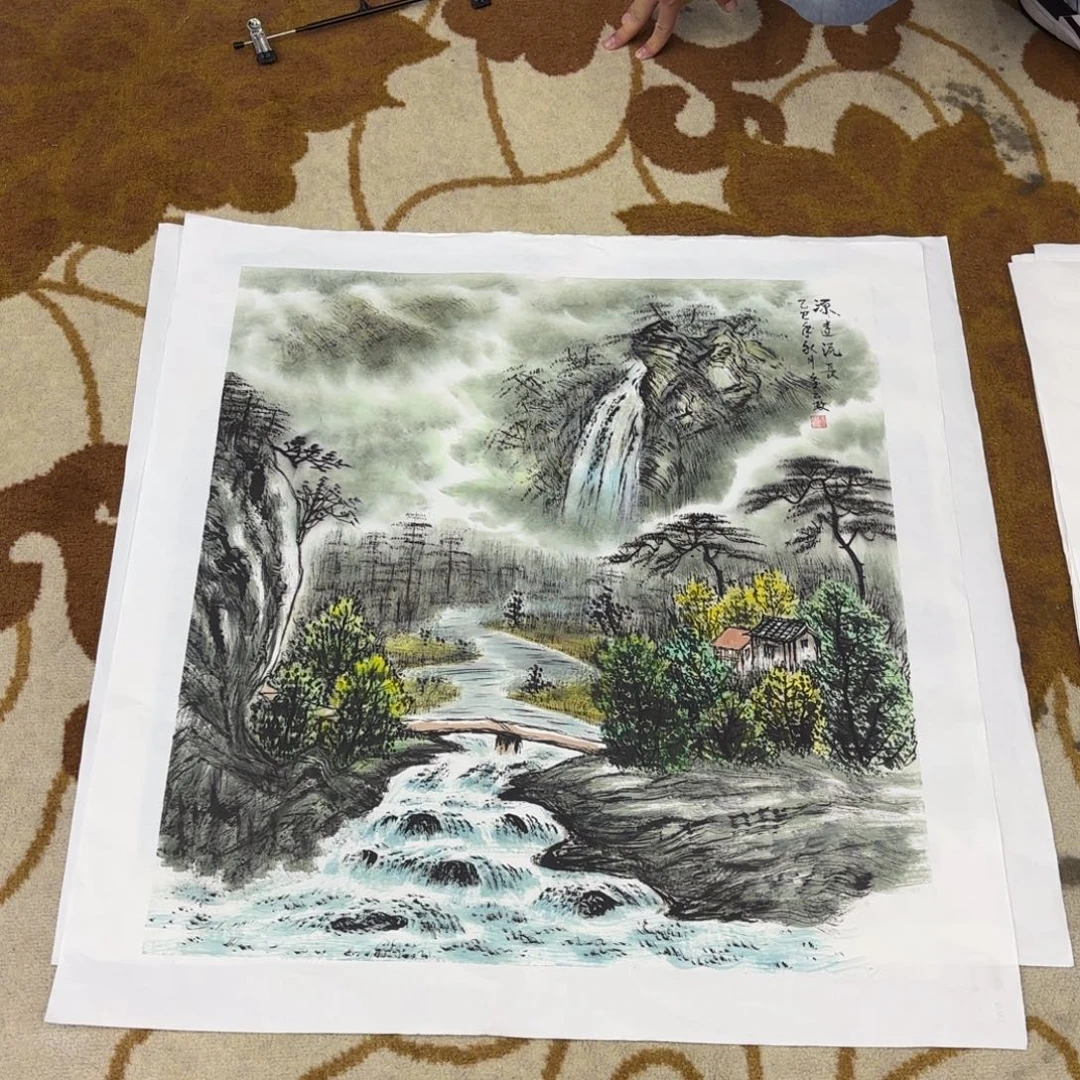国画国画老师作品刘