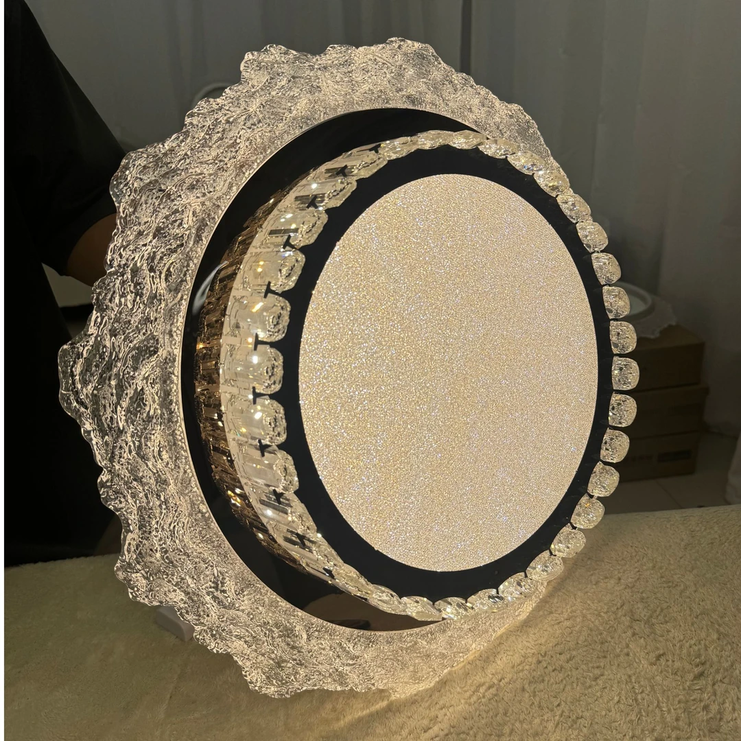 2025新款高端轻奢水晶卧室吸顶灯书房餐厅个性创意大气房间灯高档