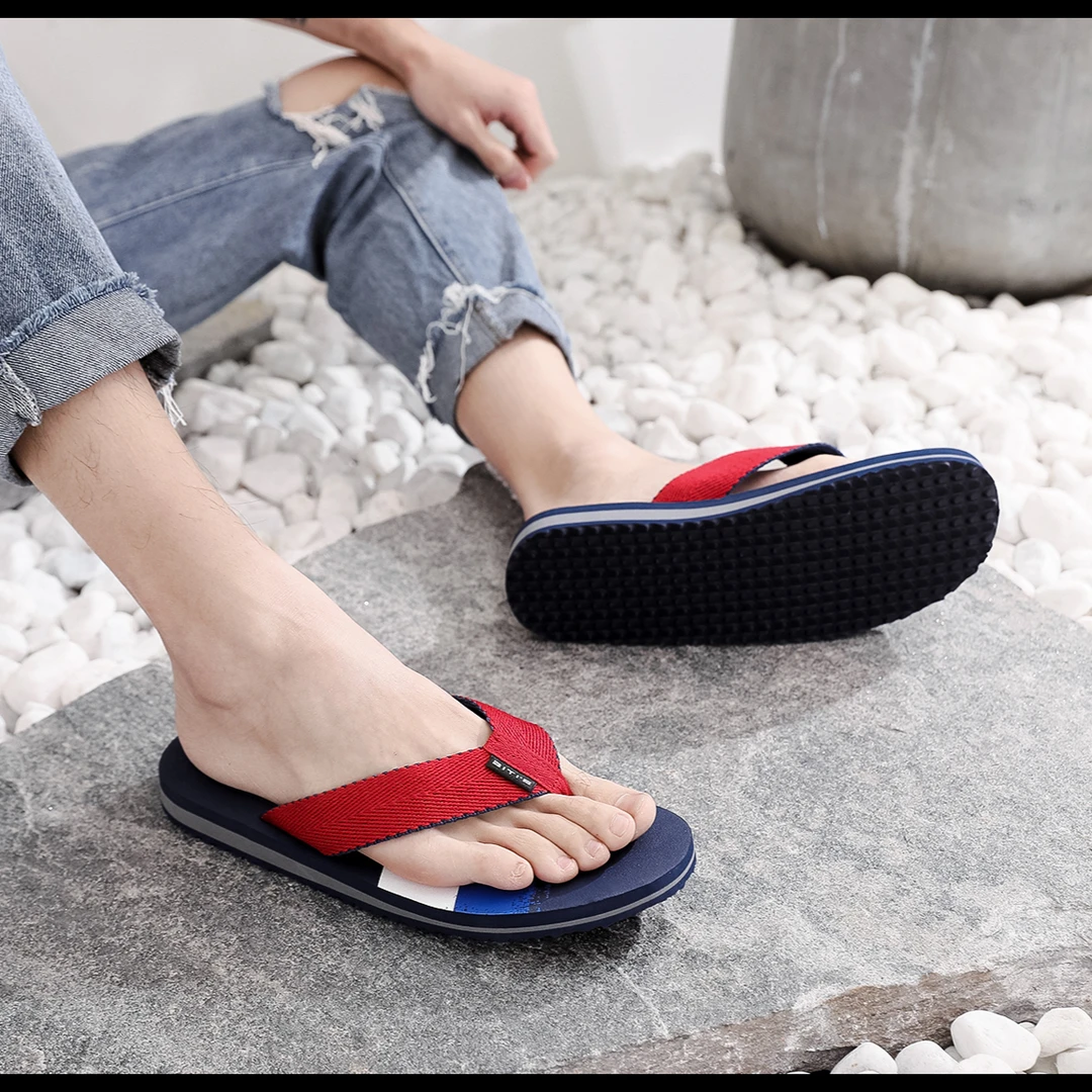 包邮越南平仙人字拖鞋男士轻便休闲运动外穿耐磨夹脚沙滩鞋人字拖