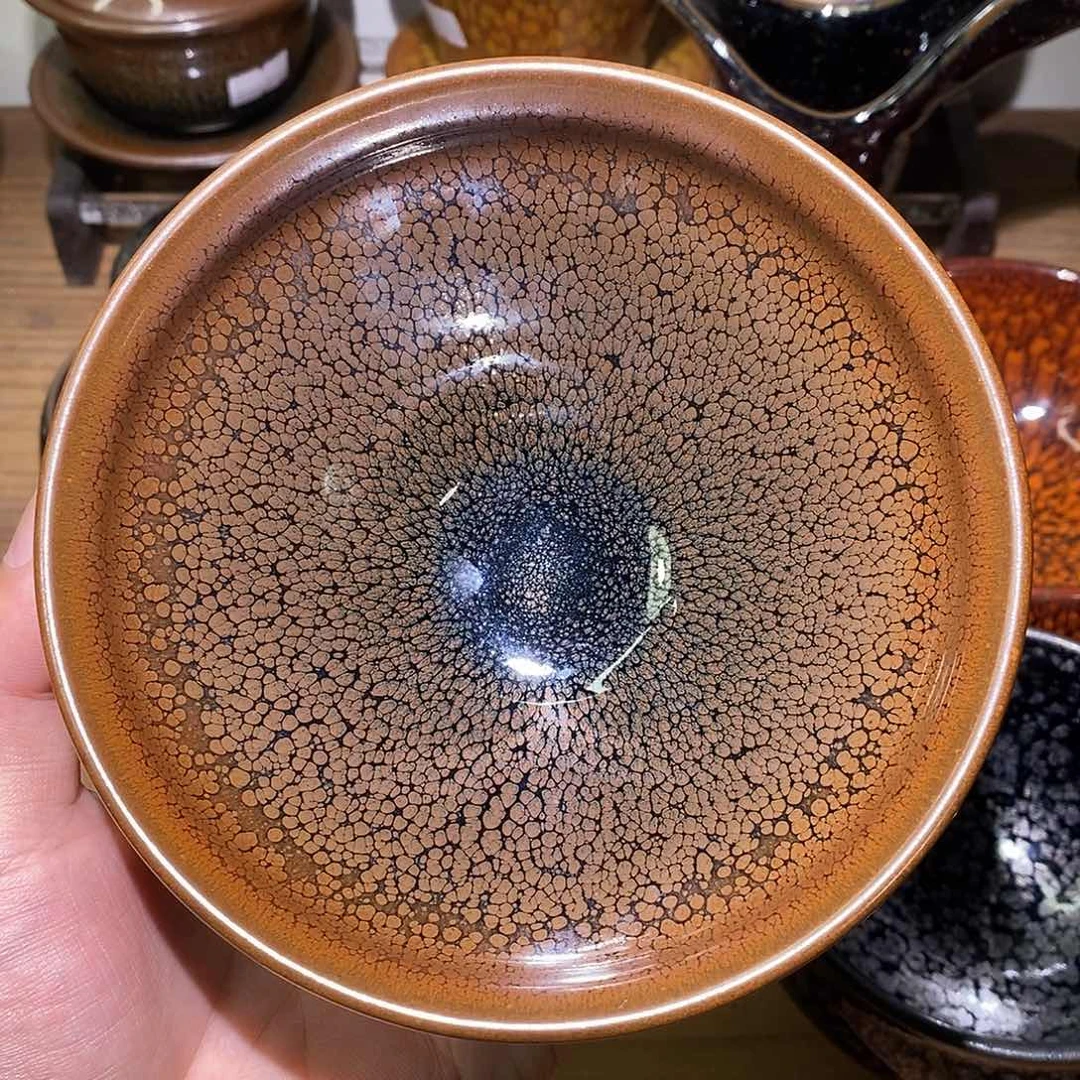 茶盏建盏点茶一个