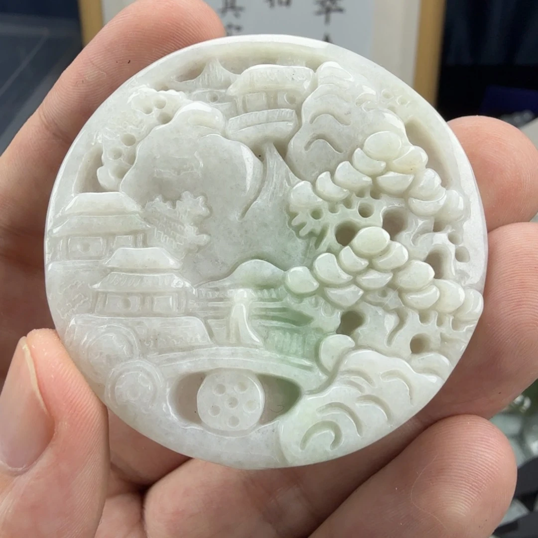 翡翠未镶嵌颈饰翡翠