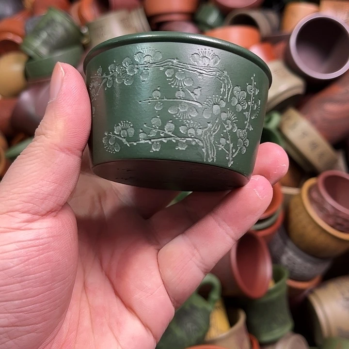 紫砂茶杯全手工紫砂主人杯