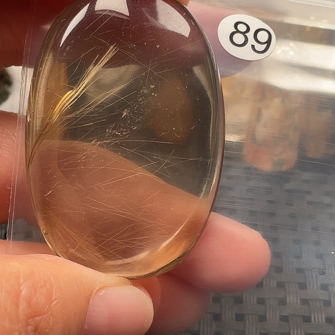 蓝***天水晶吊坠(不含链)未镶嵌